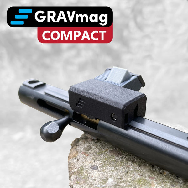 GRAVmag Compact Magazine for Crosman 2240 2250 2260 XL 2400 1322 Rat Catcher Benjamin Discovery | Works on Steel Breech | Crosman Parts Mods & Upgrades